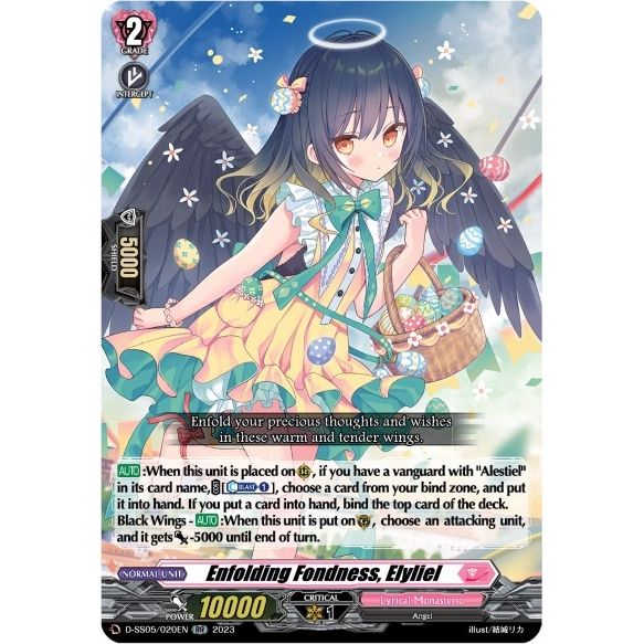 Image for Enfolding Fondness, Elyliel (D-SS05/020EN) (D-SS05) - Cardfight Vanguard