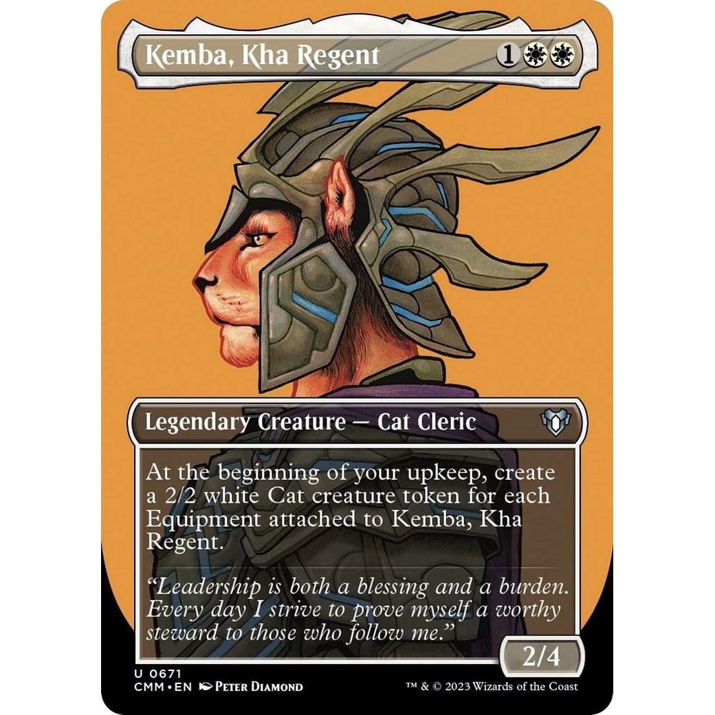 Image for Kemba, Kha Regent (Borderless) (671) (CMM) - Magic: The Gathering