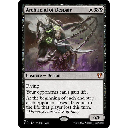 Image for Archfiend of Despair (137) (CMM) - Magic: The Gathering
