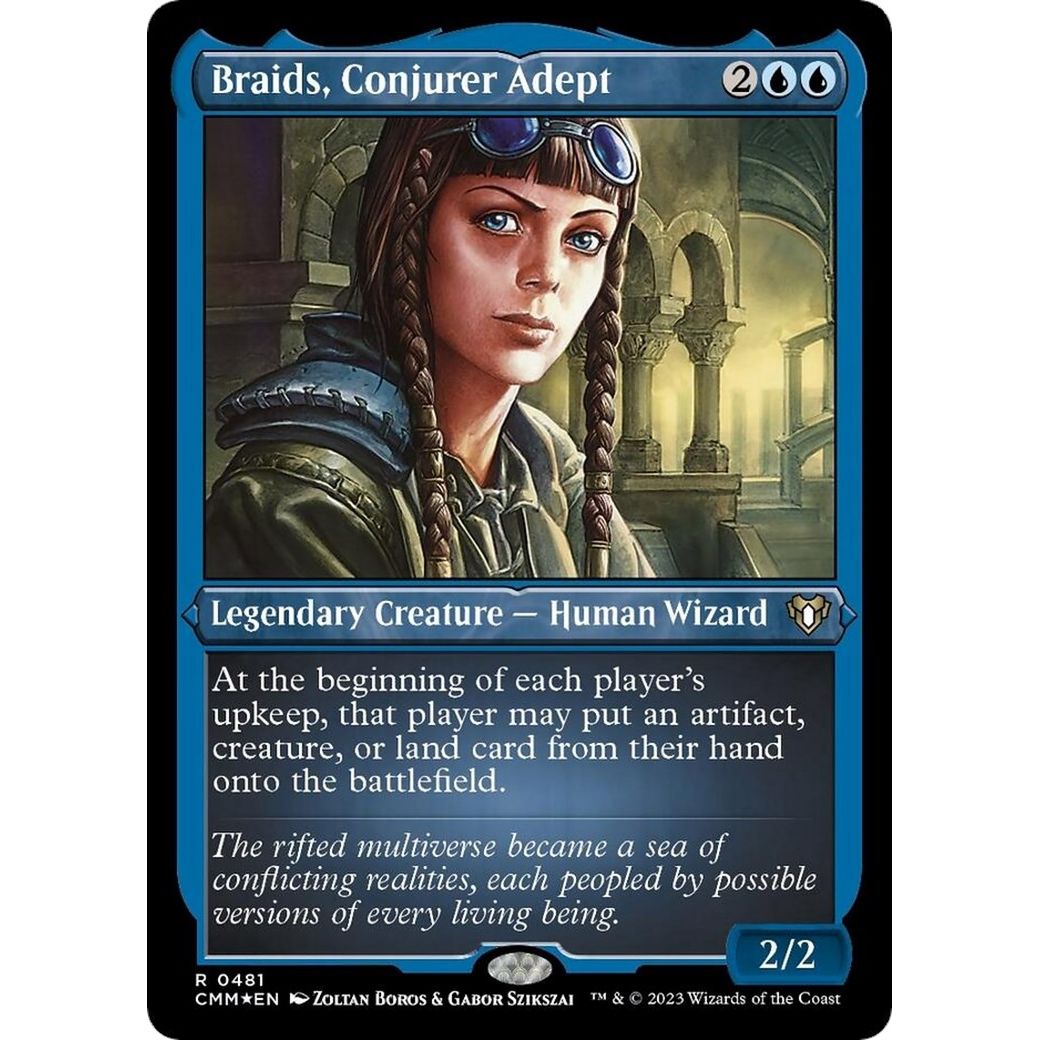 Image for Braids, Conjurer Adept (Foil Etched) (481) (CMM) - Magic: The Gathering