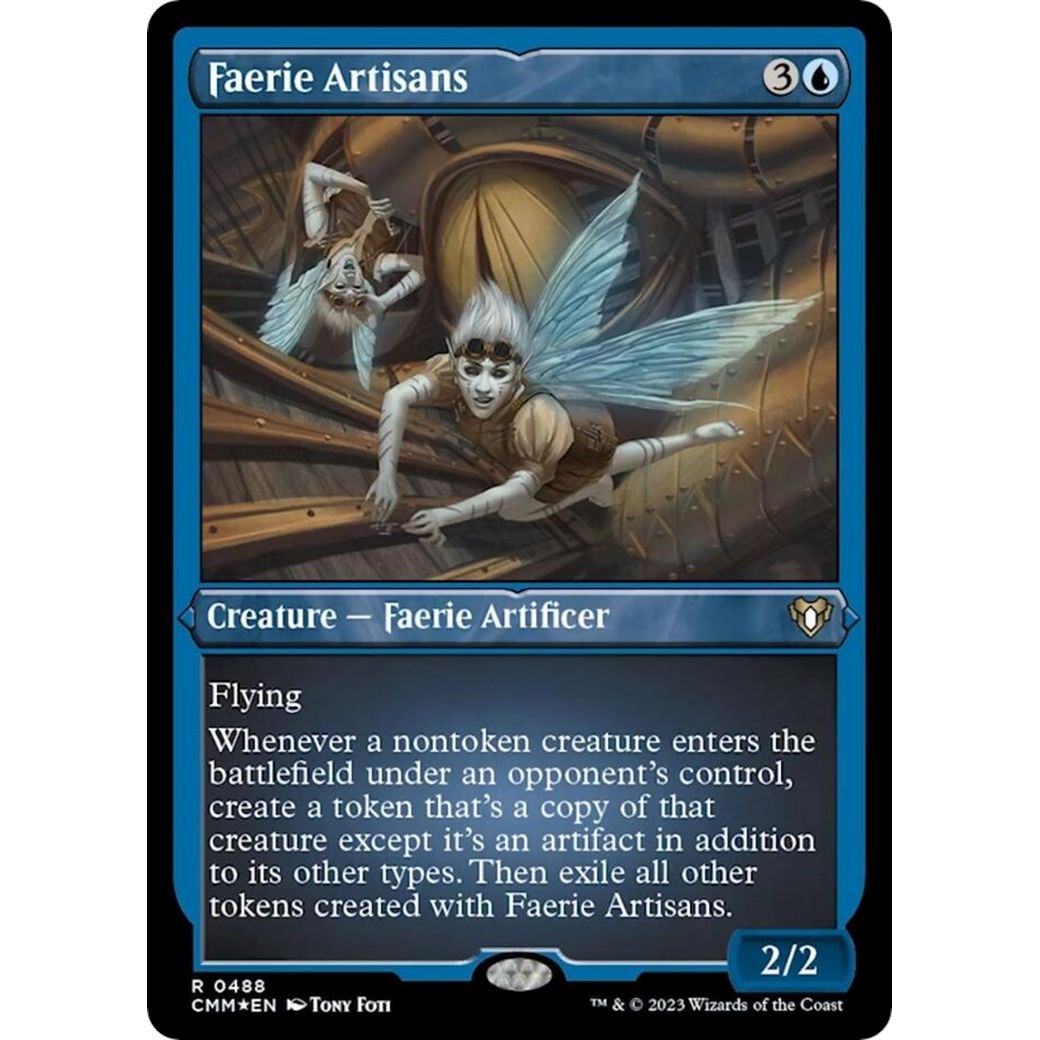 Image for Faerie Artisans (Foil Etched) (488) (CMM) - Magic: The Gathering