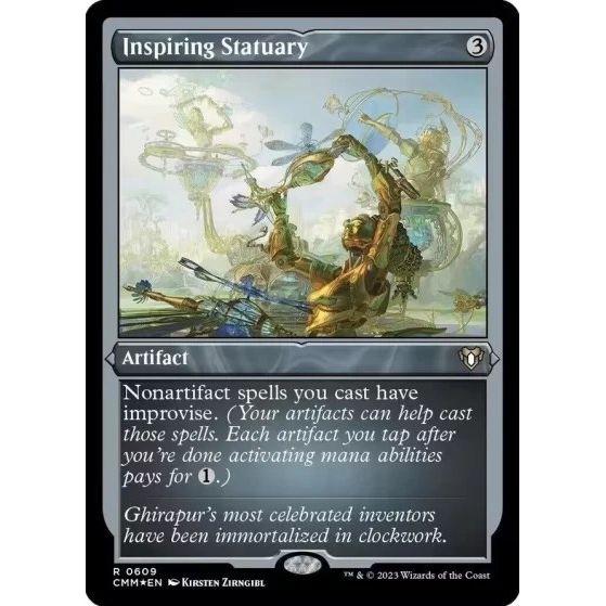Image for Inspiring Statuary (Foil Etched) (609) (CMM) - Magic: The Gathering