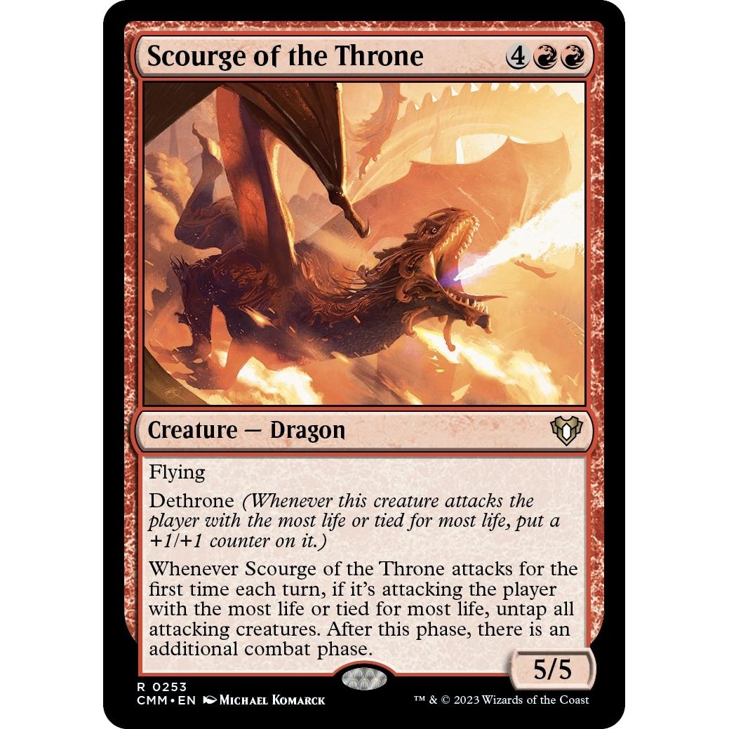 Image for Scourge of the Throne (253) (CMM) - Magic: The Gathering