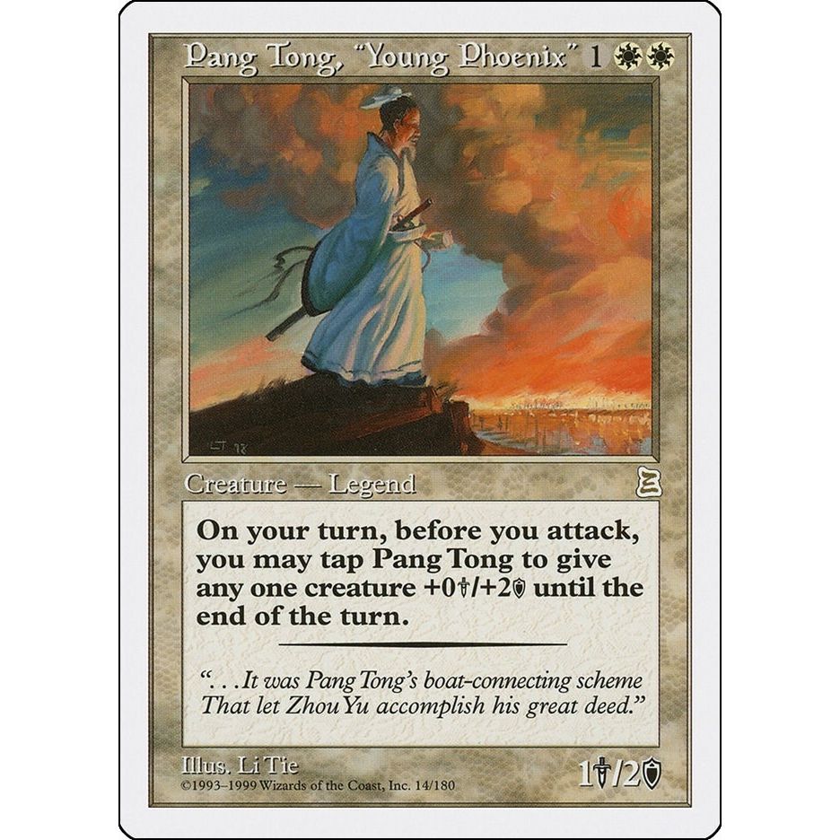 Image for Pang Tong, "Young Phoenix" (14) (PTK) - Magic: The Gathering