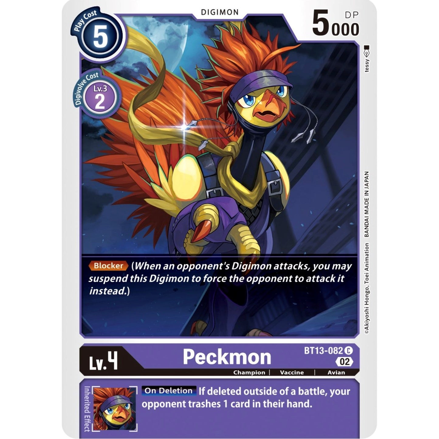 Image for Peckmon (BT13-082 C) (BT13) - Digimon Card Game