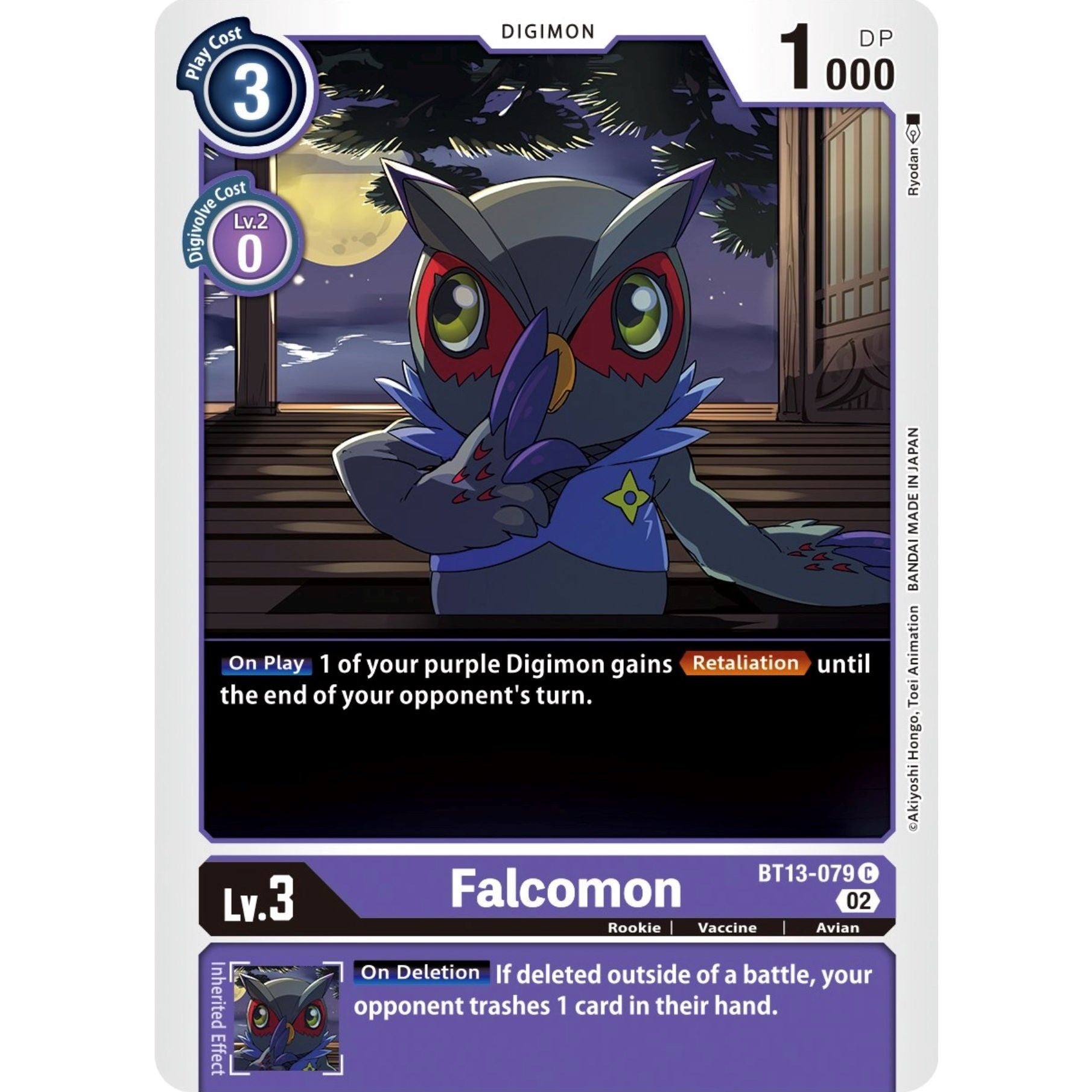 Image for Falcomon (BT13-079 C) (BT13) - Digimon Card Game