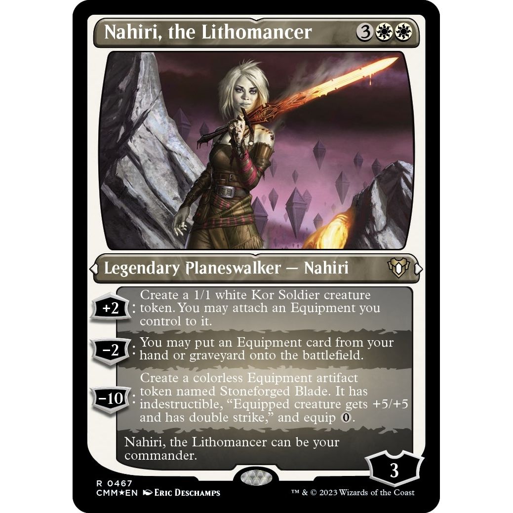 Image for Nahiri, the Lithomancer (Foil Etched) (467) (CMM) - Magic: The Gathering