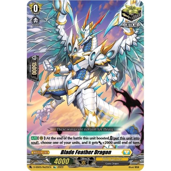 Image for Blade Feather Dragon (D-SS05/Re25EN) (D-SS05) - Cardfight Vanguard
