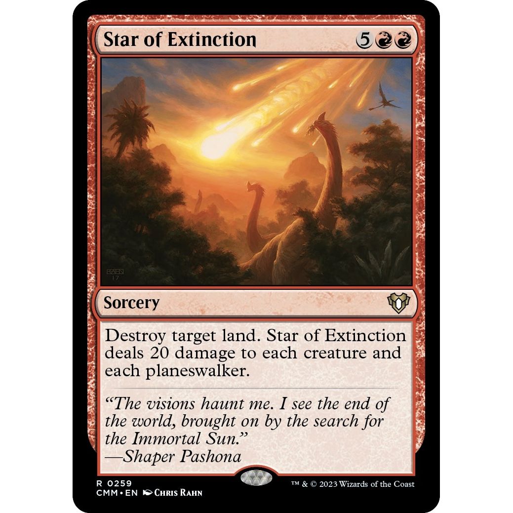 Image for Star of Extinction (259) (CMM) - Magic: The Gathering