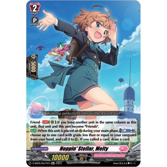 Image for Hoppin' Stellar, Melty (D-SS05/Re47EN) (D-SS05) - Cardfight Vanguard