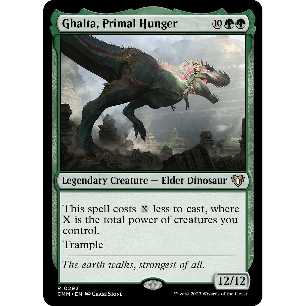 Image for Ghalta, Primal Hunger (292) (CMM) - Magic: The Gathering