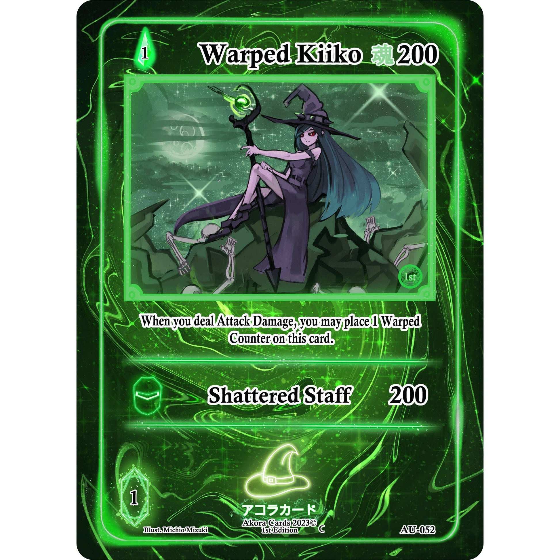 Image for Warped Kiiko (AU-052) (AU1E) - Akora TCG