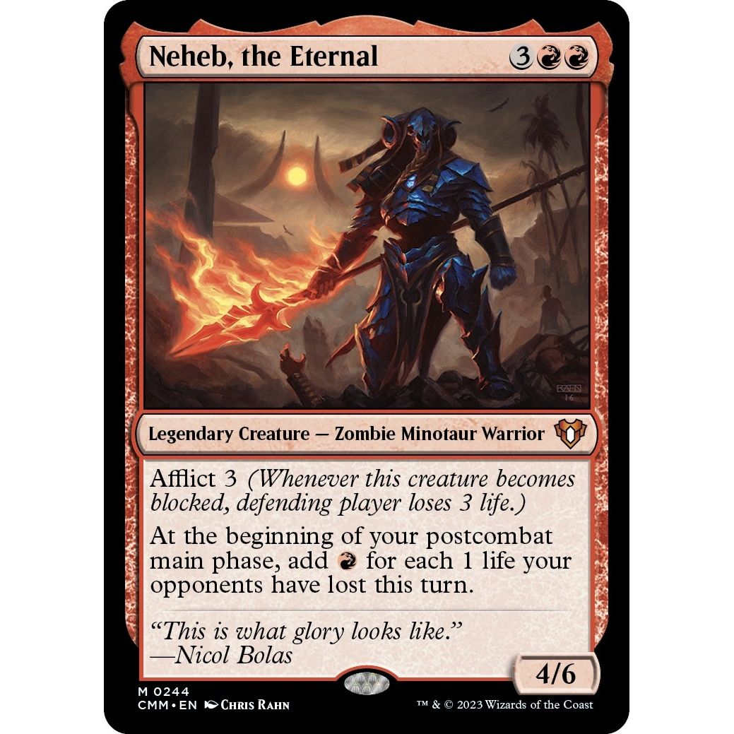 Image for Neheb, the Eternal (244) (CMM) - Magic: The Gathering