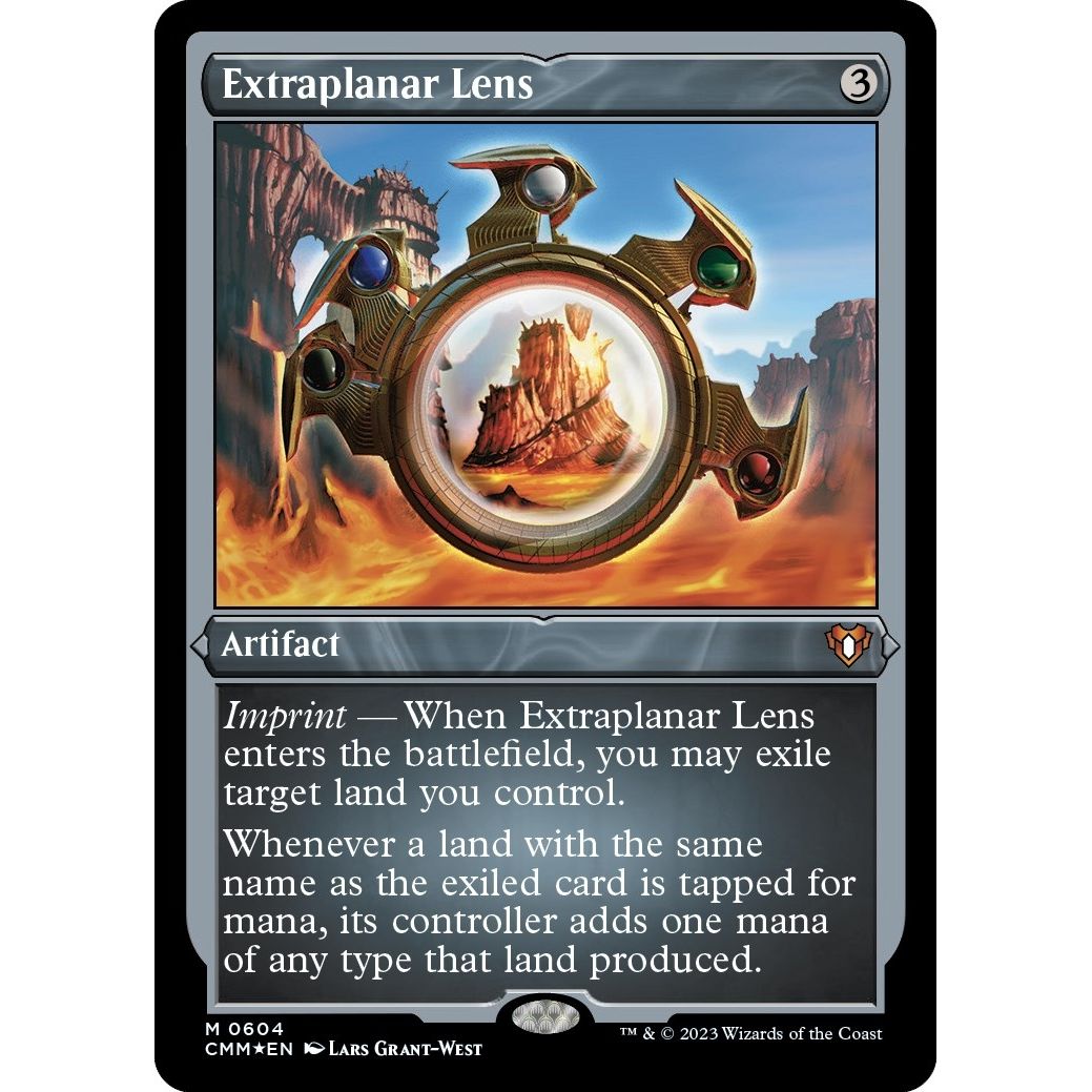 Image for Extraplanar Lens (Foil Etched) (604) (CMM) - Magic: The Gathering