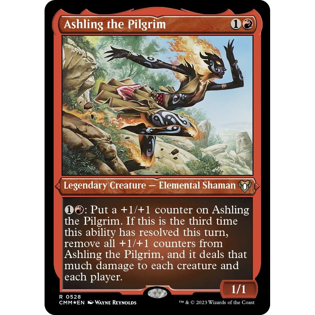 Image for Ashling the Pilgrim (Foil Etched) (528) (CMM) - Magic: The Gathering