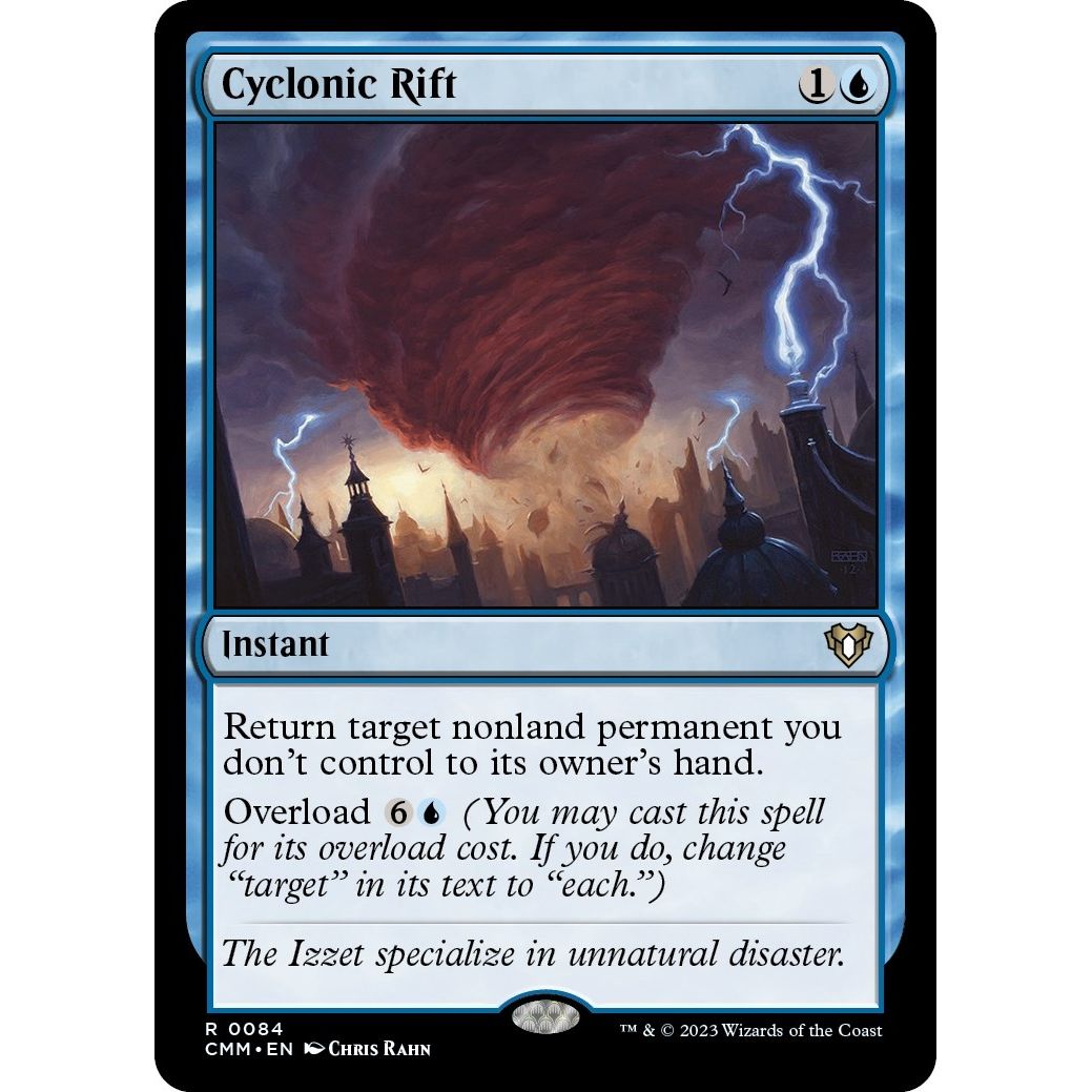 Image for Cyclonic Rift (84) (CMM) - Magic: The Gathering