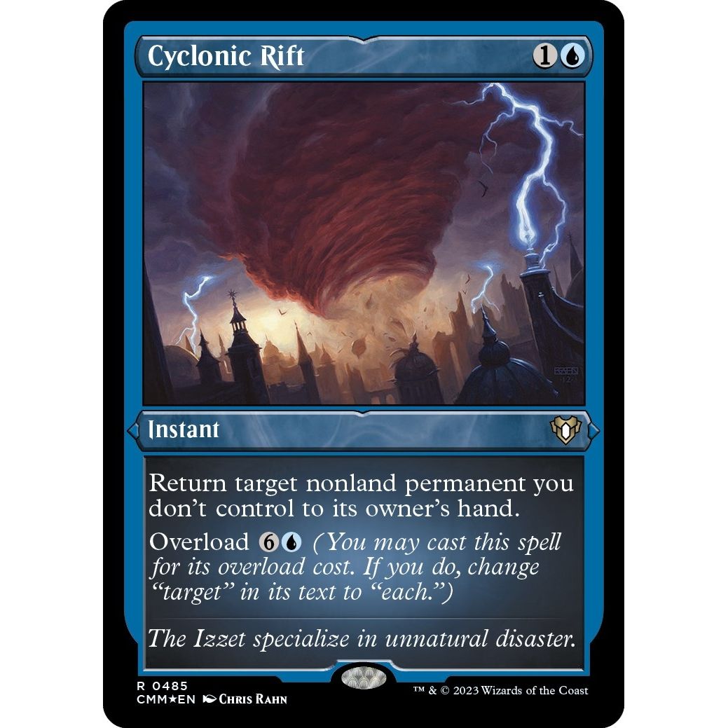 Image for Cyclonic Rift (Foil Etched) (485) (CMM) - Magic: The Gathering