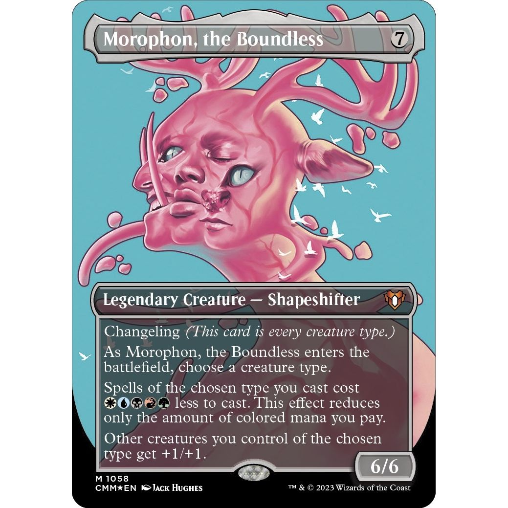 Image for Morophon, the Boundless (Textured Foil) (1058) (CMM) - Magic: The Gathering