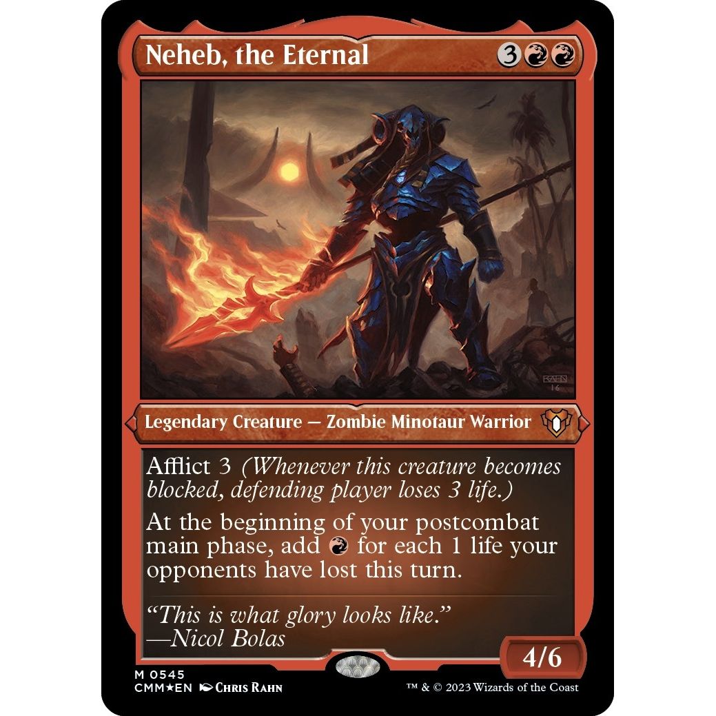Image for Neheb, the Eternal (Foil Etched) (545) (CMM) - Magic: The Gathering