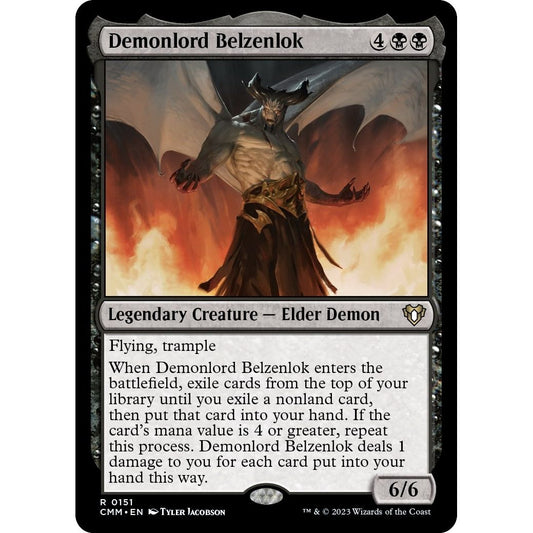 Image for Demonlord Belzenlok (151) (CMM) - Magic: The Gathering