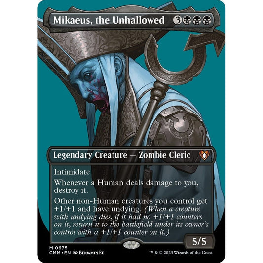 Image for Mikaeus, the Unhallowed (Borderless) (675) (CMM) - Magic: The Gathering