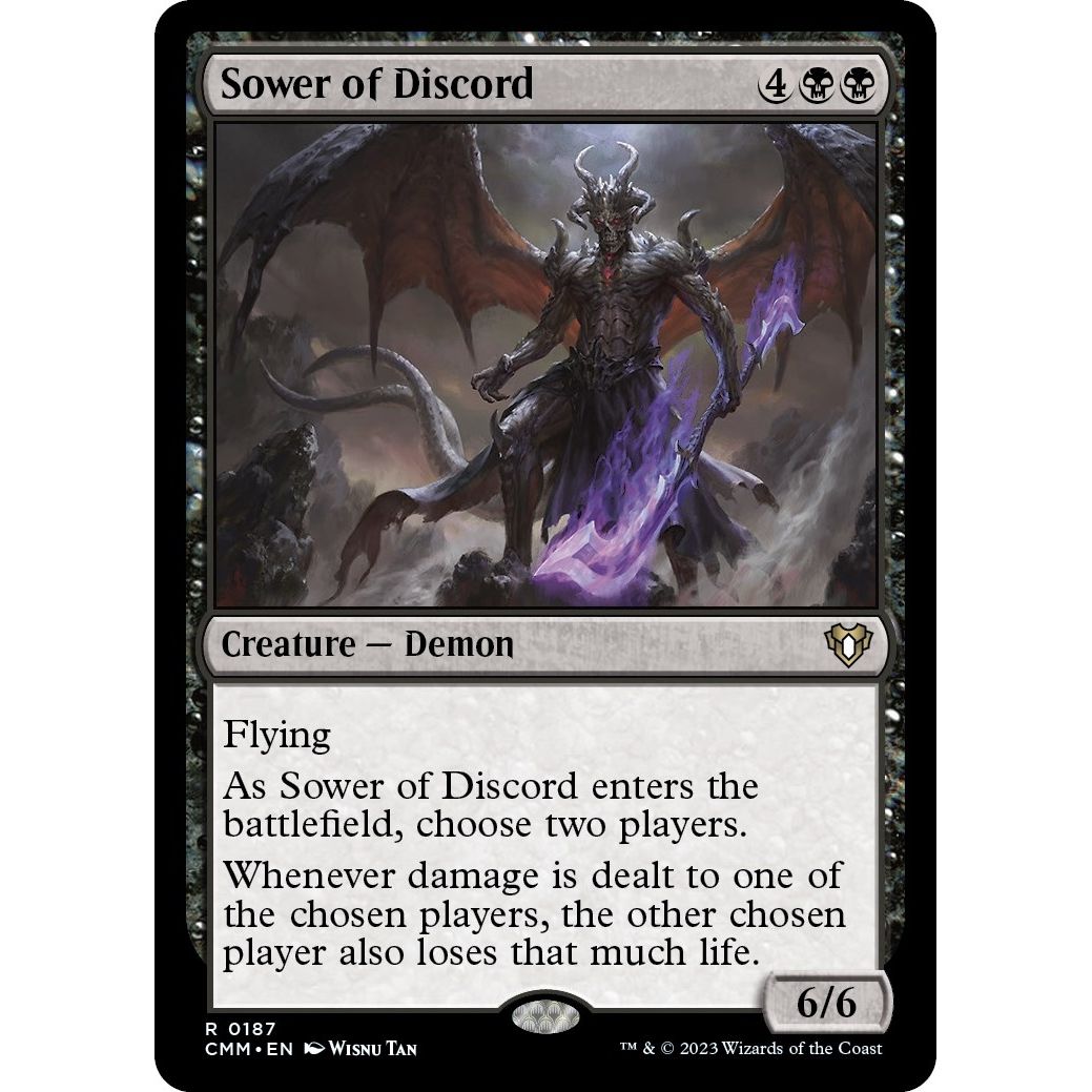 Image for Sower of Discord (187) (CMM) - Magic: The Gathering