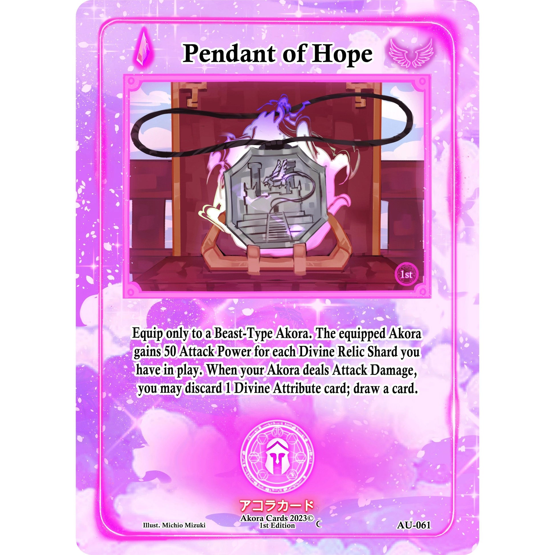 Image for Pendant of Hope (AU-061) (AU1E) - Akora TCG