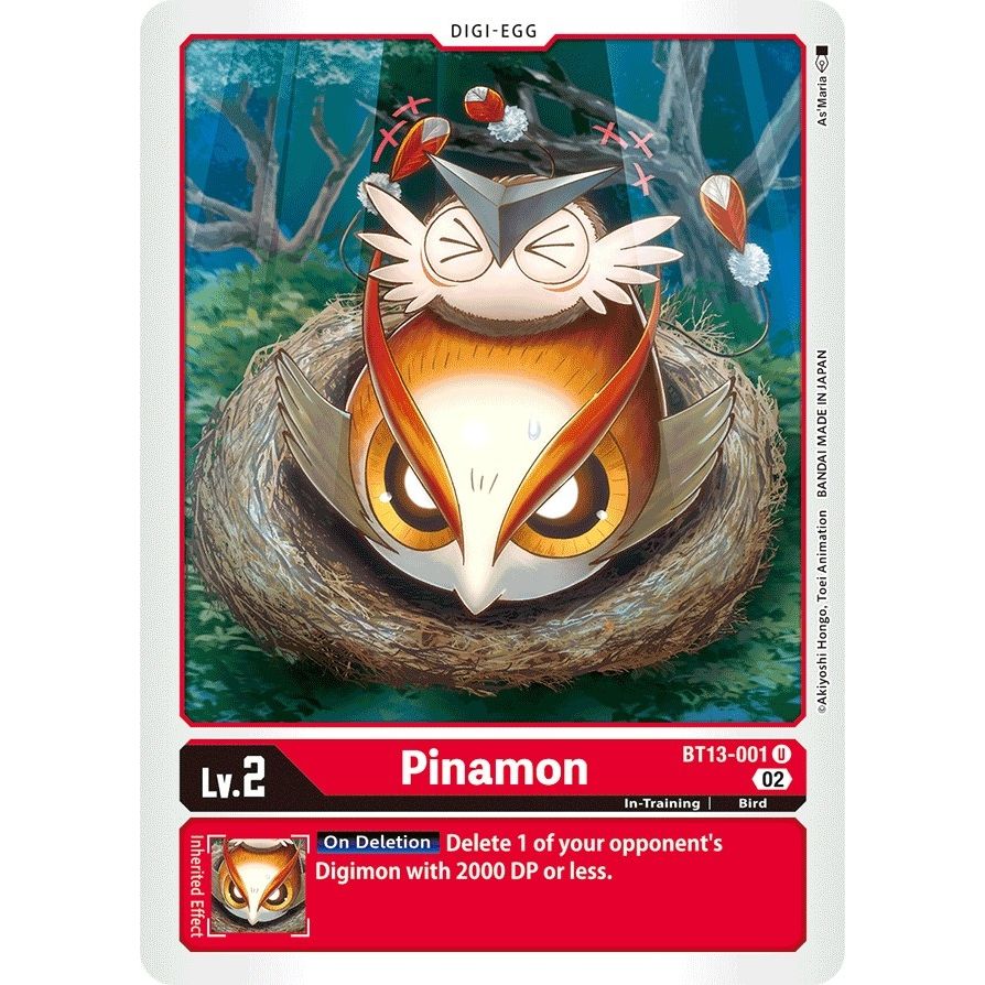 Image for Pinamon (BT13-001 U) (BT13) - Digimon Card Game