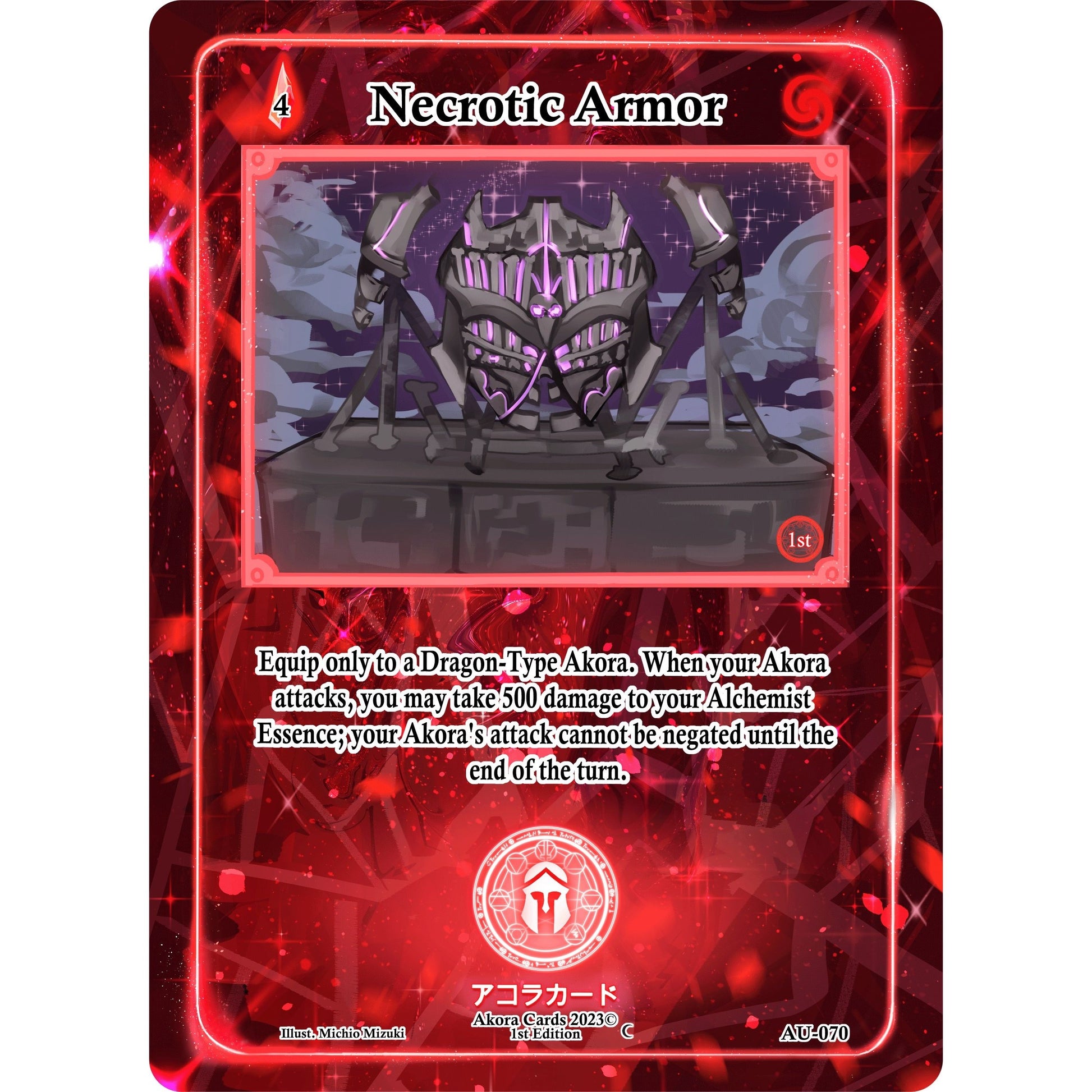Image for Necrotic Armor (AU-070) (AU1E) - Akora TCG