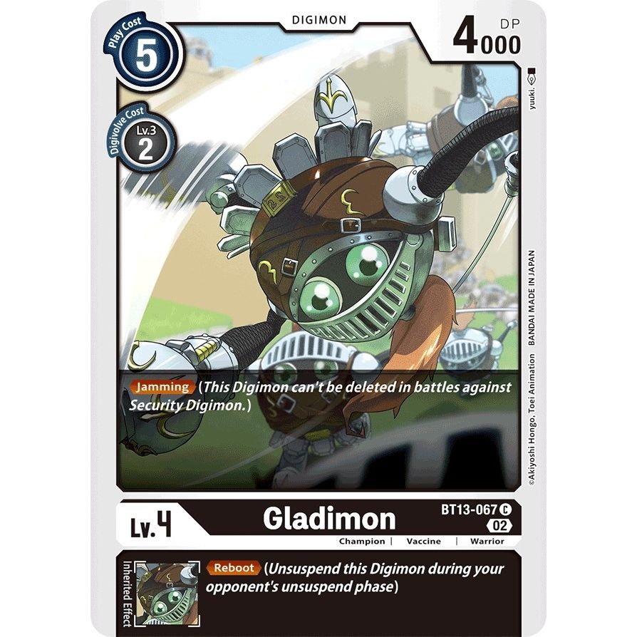 Image for Gladimon (BT13-067 C) (BT13) - Digimon Card Game