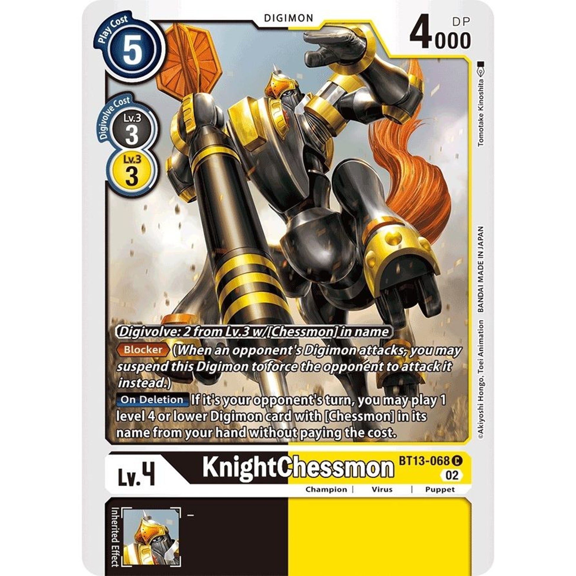 Image for KnightChessmon BT13-068 (BT13-068 C) (BT13) - Digimon Card Game