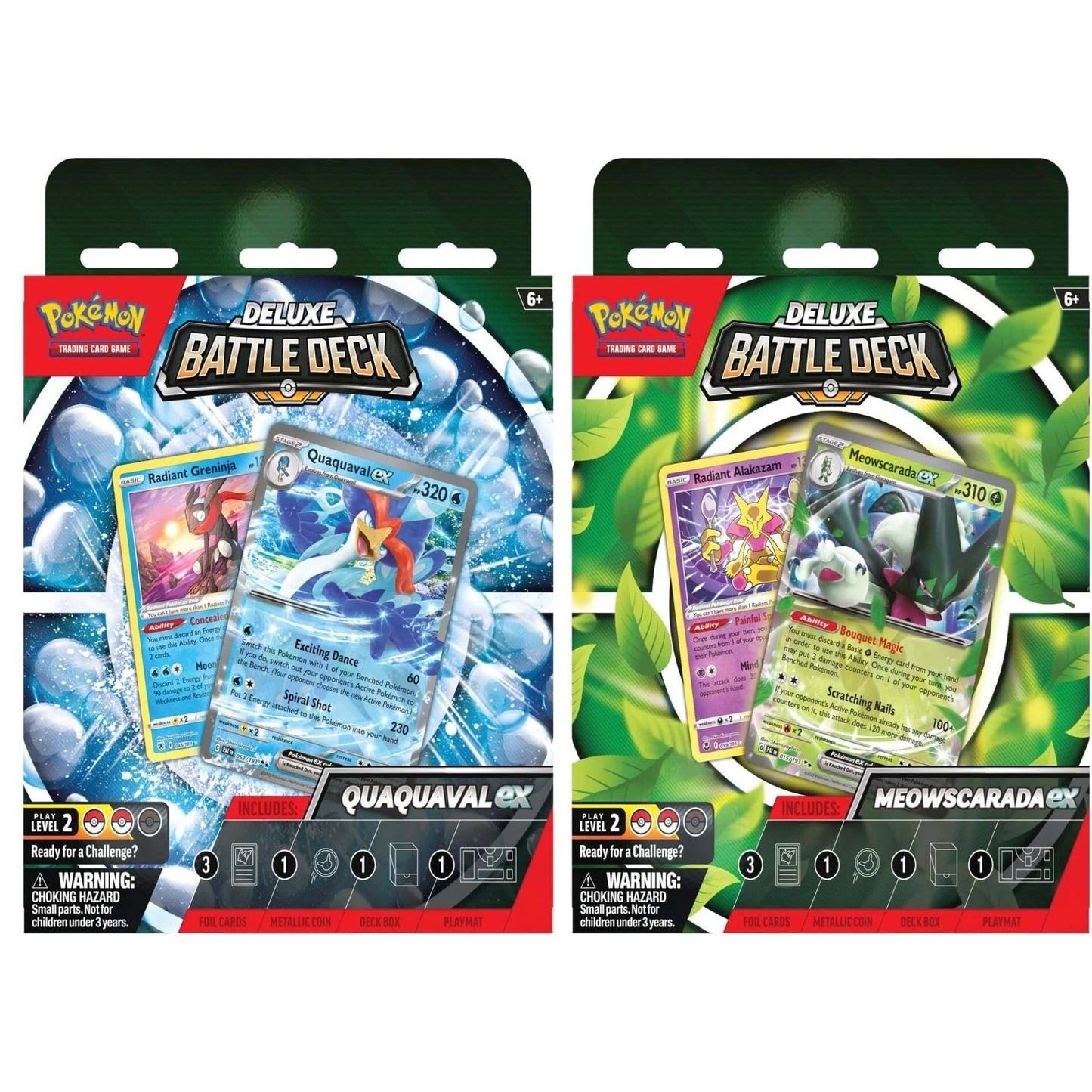 Image for Deluxe Battle Deck: Quaquaval ex/Meowscarada ex [Set of 2] - Pokemon