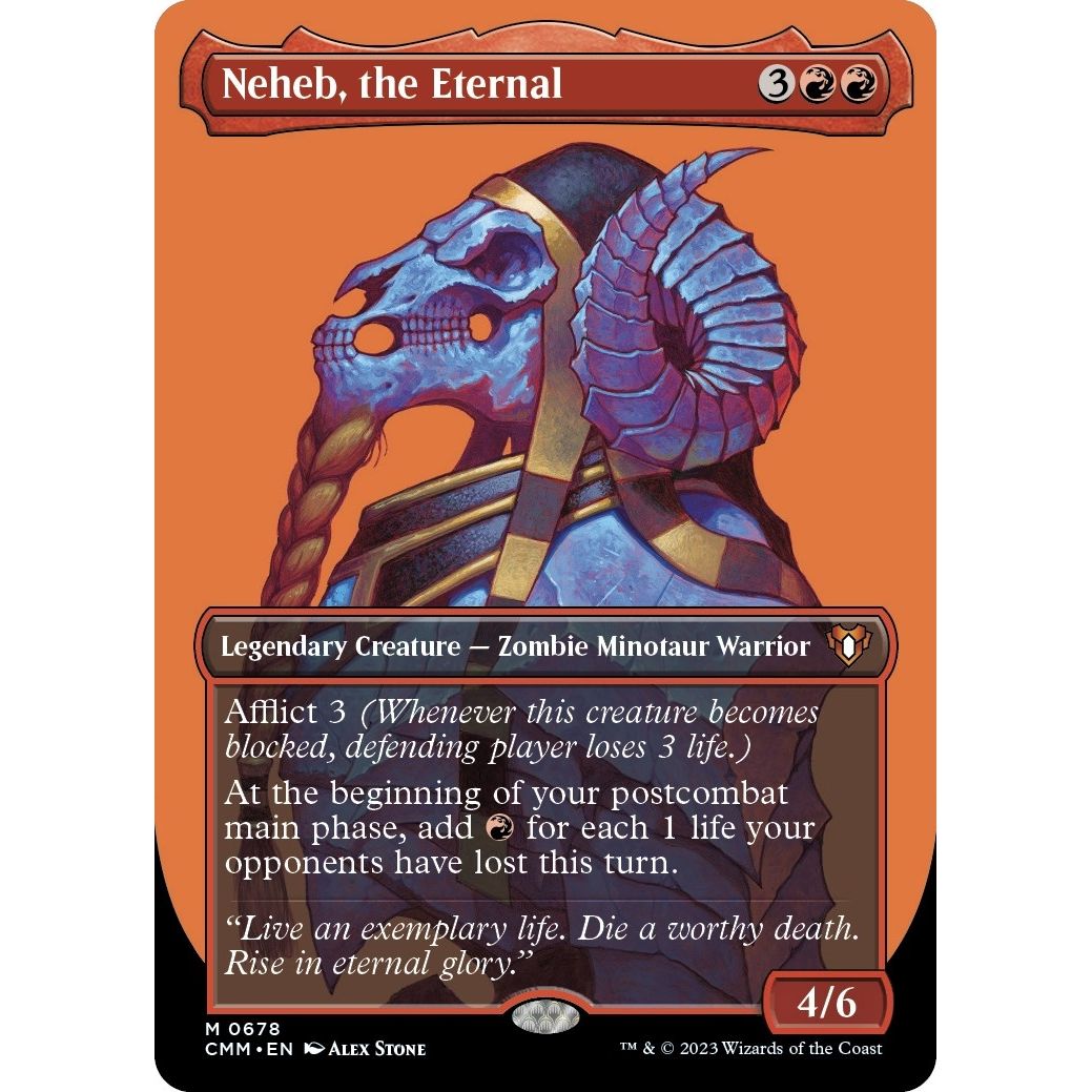 Image for Neheb, the Eternal (Borderless) (678) (CMM) - Magic: The Gathering