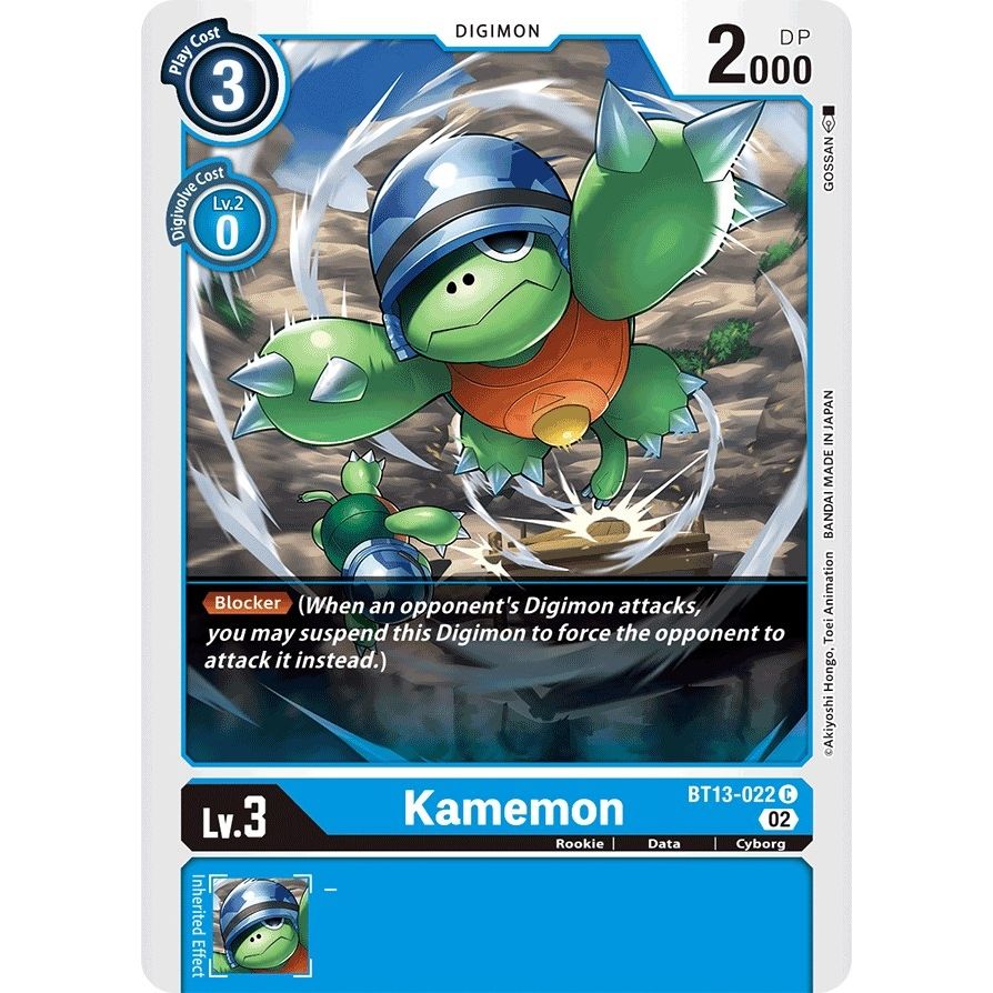 Image for Kamemon (BT13-022 C) (BT13) - Digimon Card Game