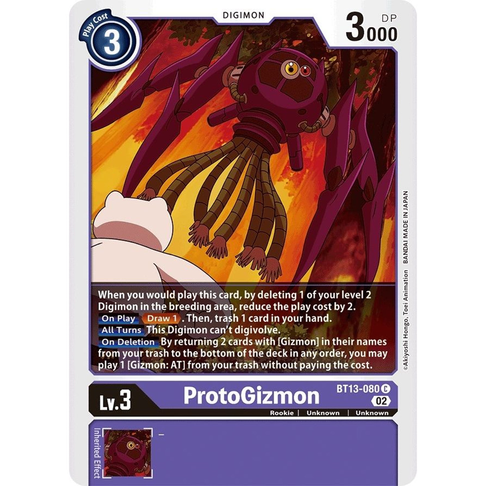 Image for ProtoGizmon (BT13-080 C) (BT13) - Digimon Card Game