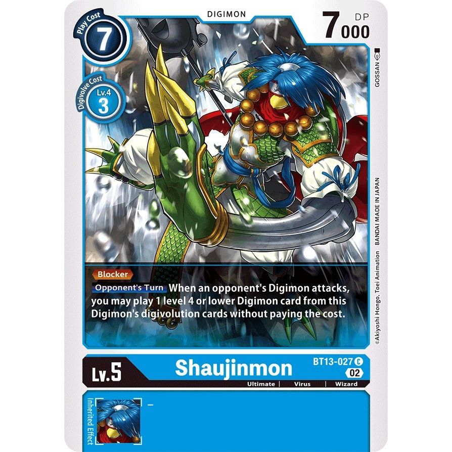 Image for Shaujinmon (BT13-027 C) (BT13) - Digimon Card Game