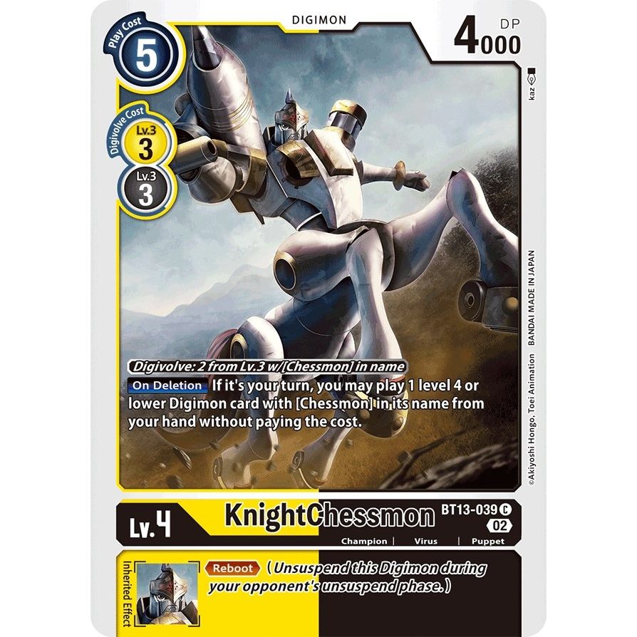 Image for KnightChessmon BT13-039 (BT13-039 C) (BT13) - Digimon Card Game
