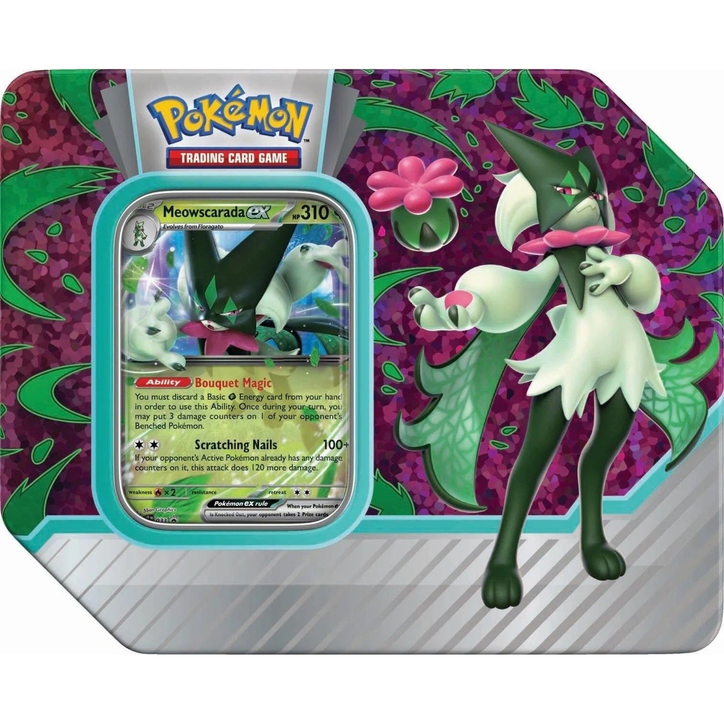Image for Paldea Partners Tin [Meowscarada ex] - Pokemon