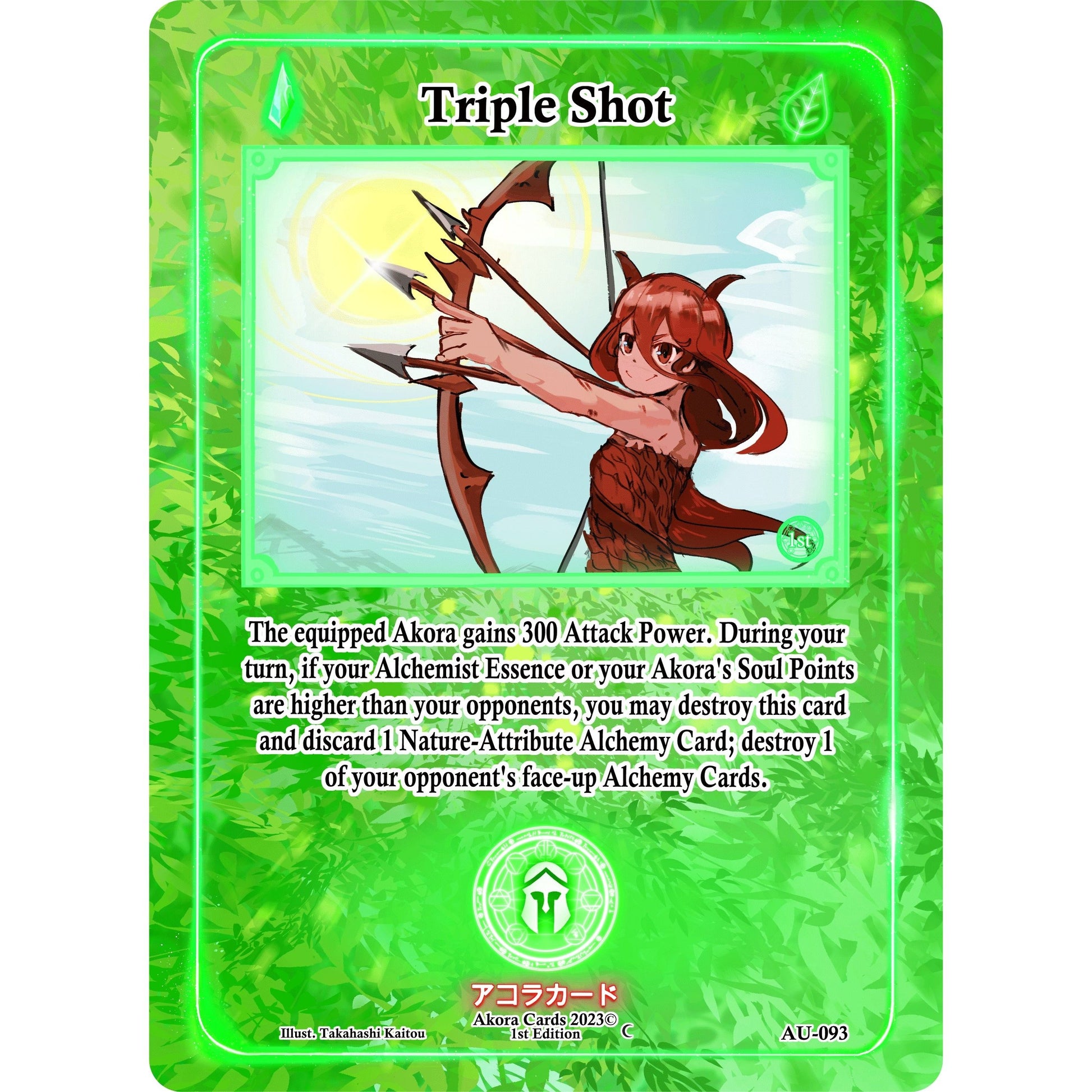 Image for Triple Shot (AU-093) (AU1E) - Akora TCG