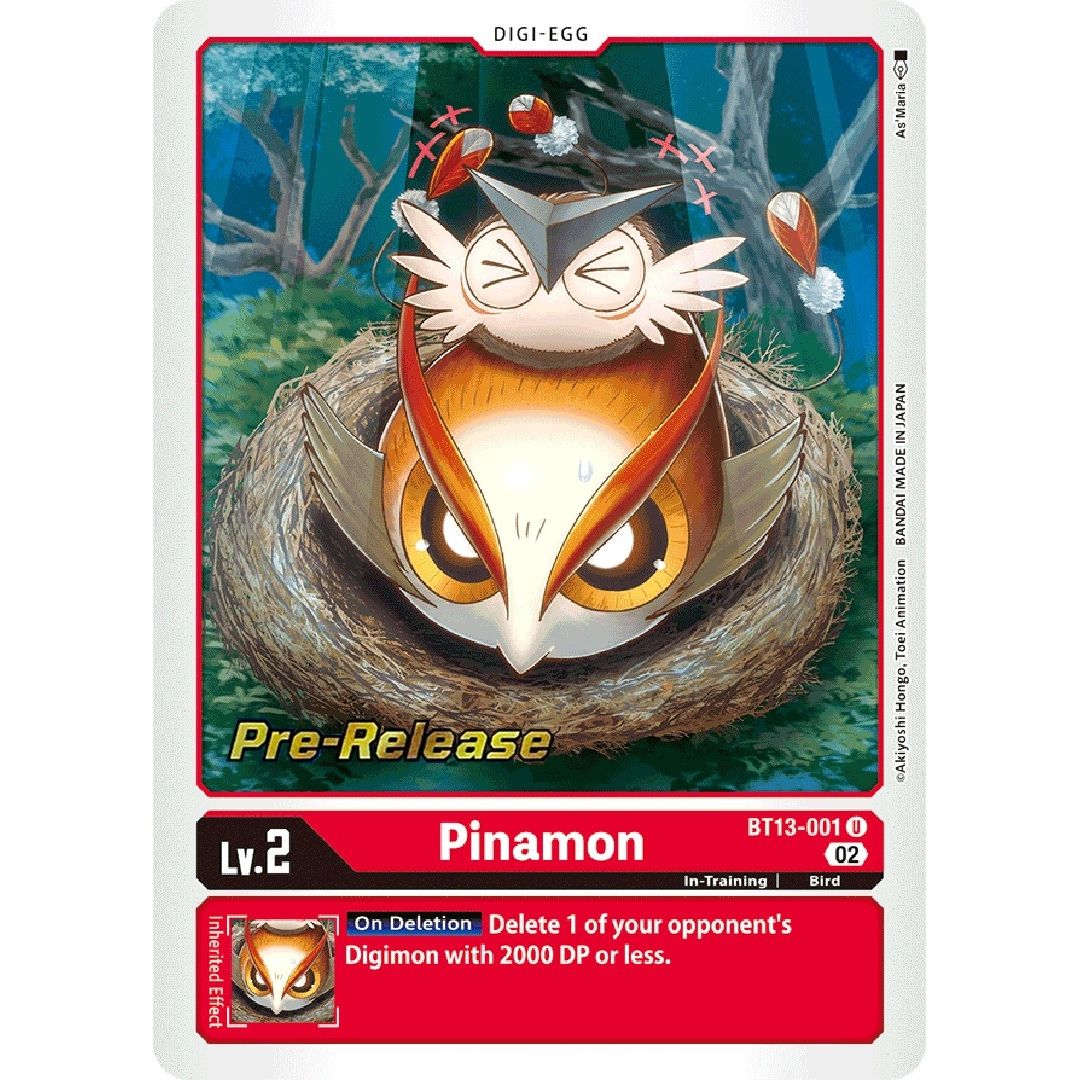 Image for Pinamon (BT13-001 U) (BT13_PR) - Digimon Card Game