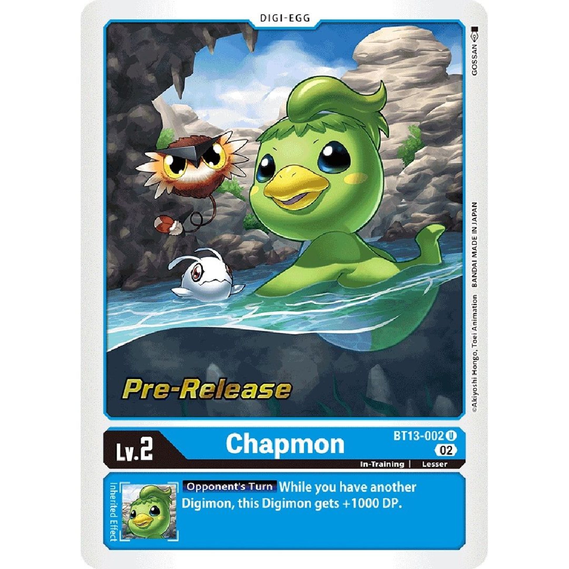 Image for Chapmon (BT13-002 U) (BT13_PR) - Digimon Card Game