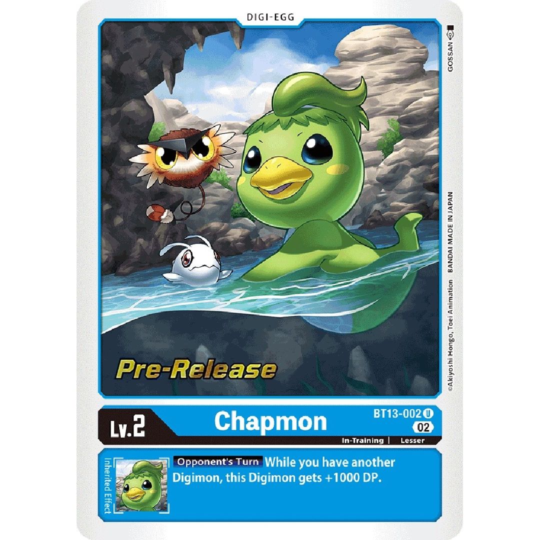 Image for Chapmon (BT13-002 U) (BT13_PR) - Digimon Card Game