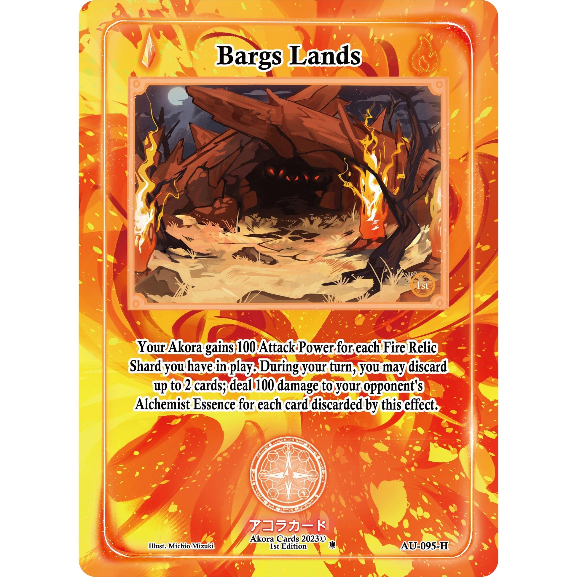 Image for Bargs Lands (Holo) (AU-095-H) (AU1E) - Akora TCG