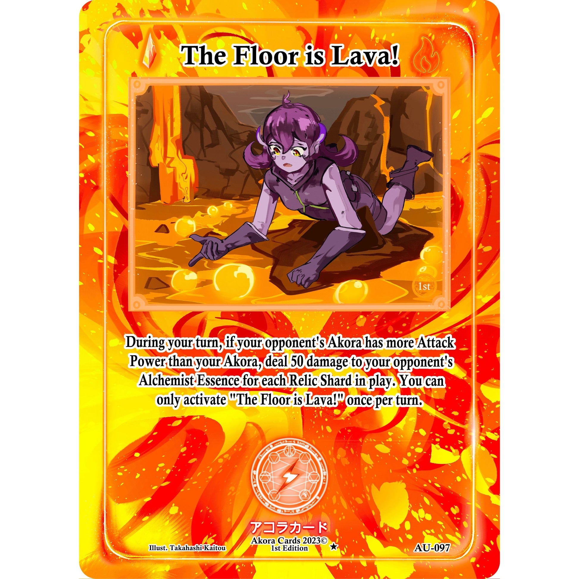 Image for The Floor is Lava! (AU-097) (AU1E) - Akora TCG