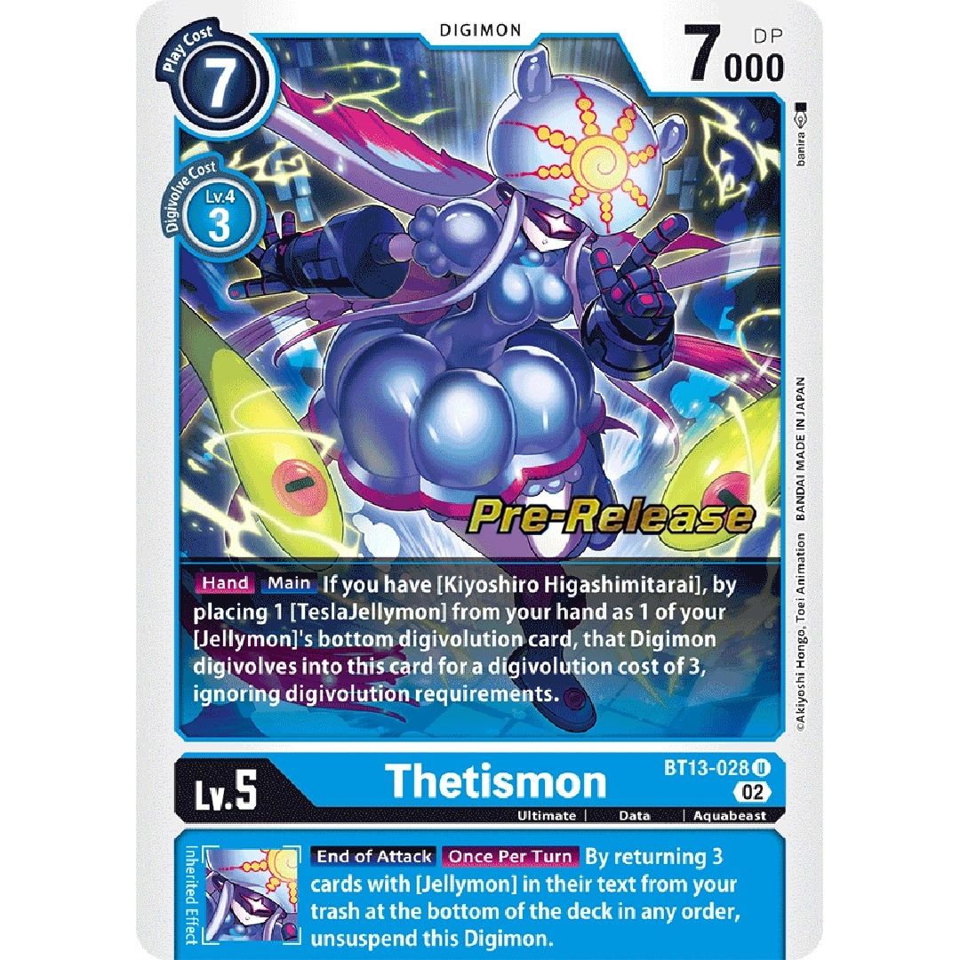 Image for Thetismon (BT13-028 U) (BT13_PR) - Digimon Card Game