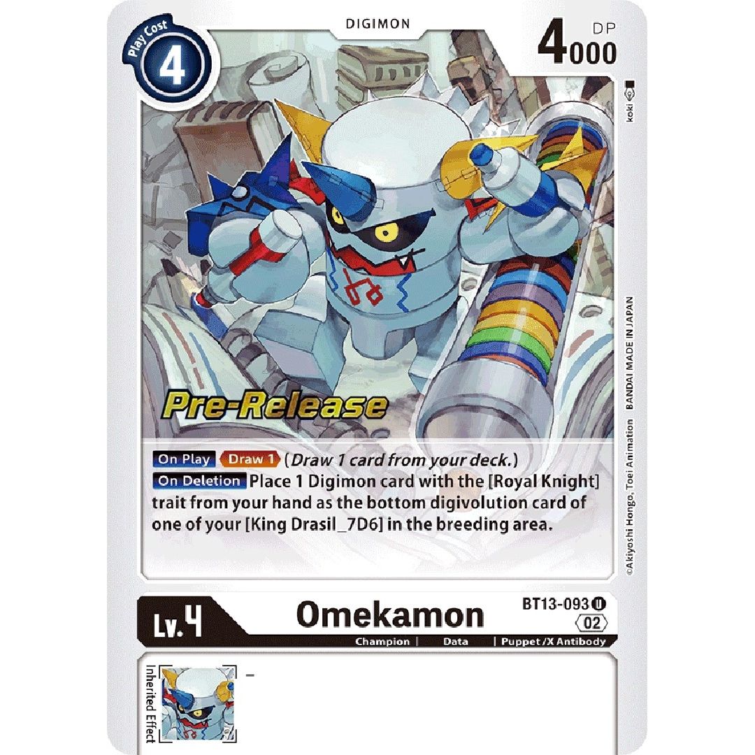 Image for Omekamon (BT13-093 U) (BT13_PR) - Digimon Card Game