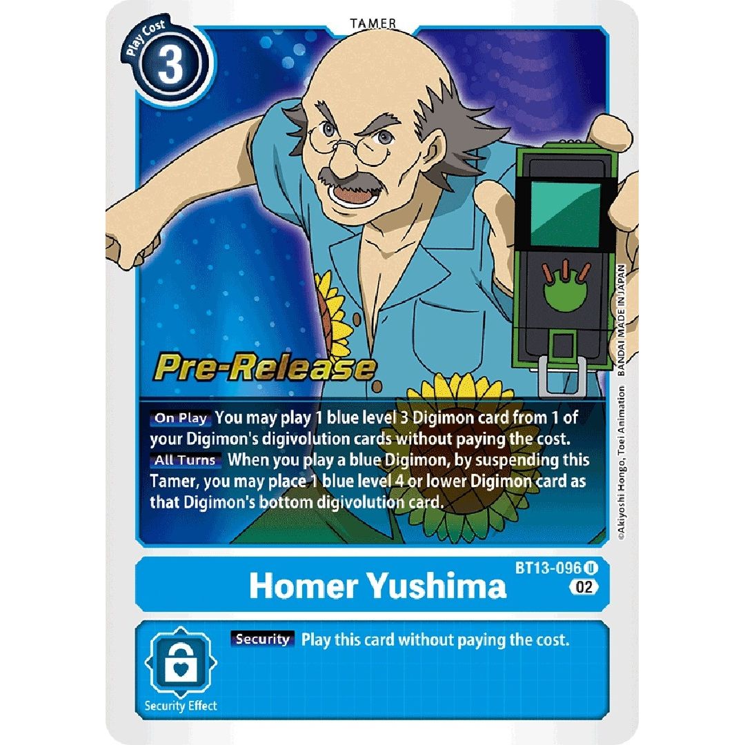 Image for Homer Yushima (BT13-096 U) (BT13_PR) - Digimon Card Game