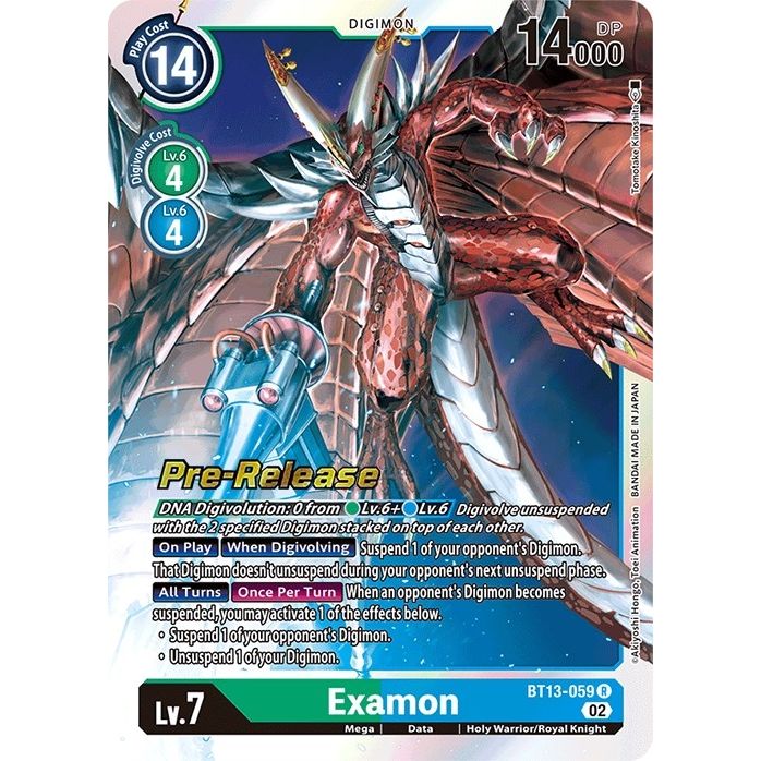 Image for Examon (BT13-059 R) (BT13_PR) - Digimon Card Game
