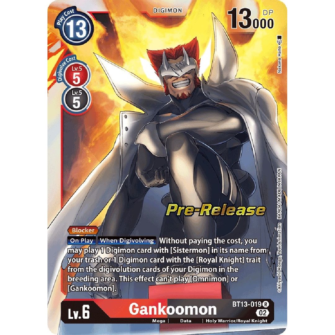 Image for Gankoomon (BT13-019 R) (BT13_PR) - Digimon Card Game