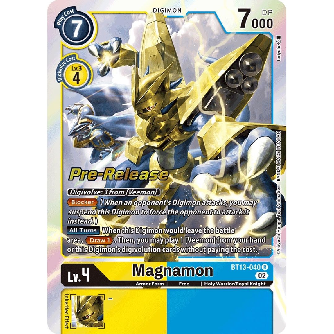 Image for Magnamon (BT13-040 R) (BT13_PR) - Digimon Card Game